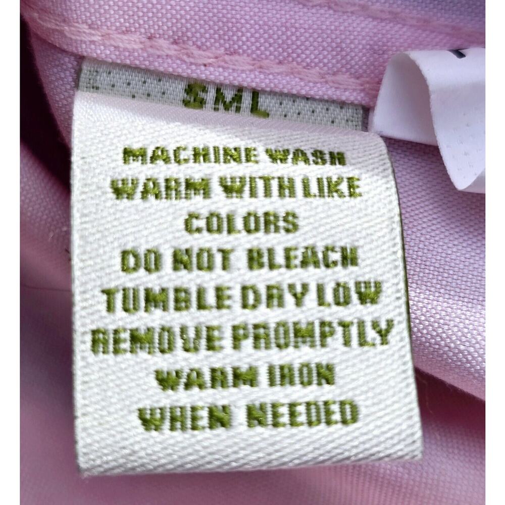 ORVIS Women's Size 8 Wrinkle Free Pink Long Sleeve Button Up Cotton Shirt - Picture 6 of 8